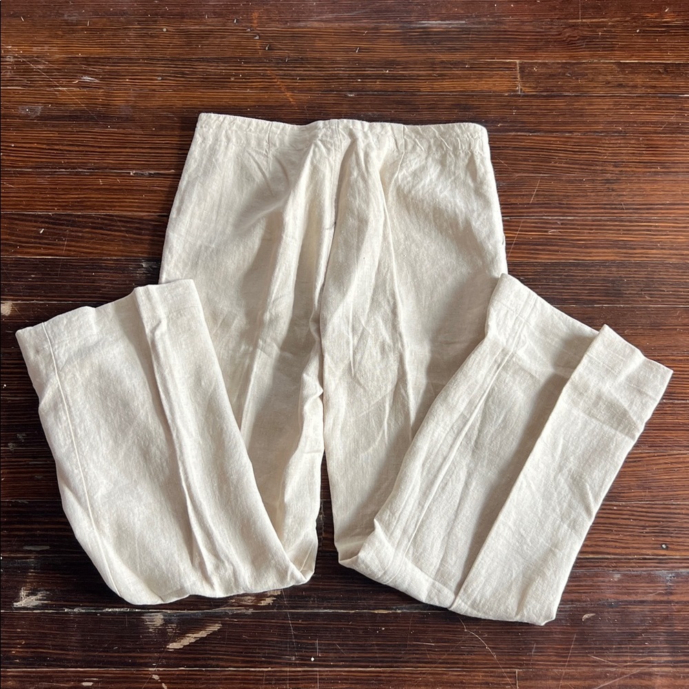 Gap Linen Drawstring Pants Size 2 - image 4